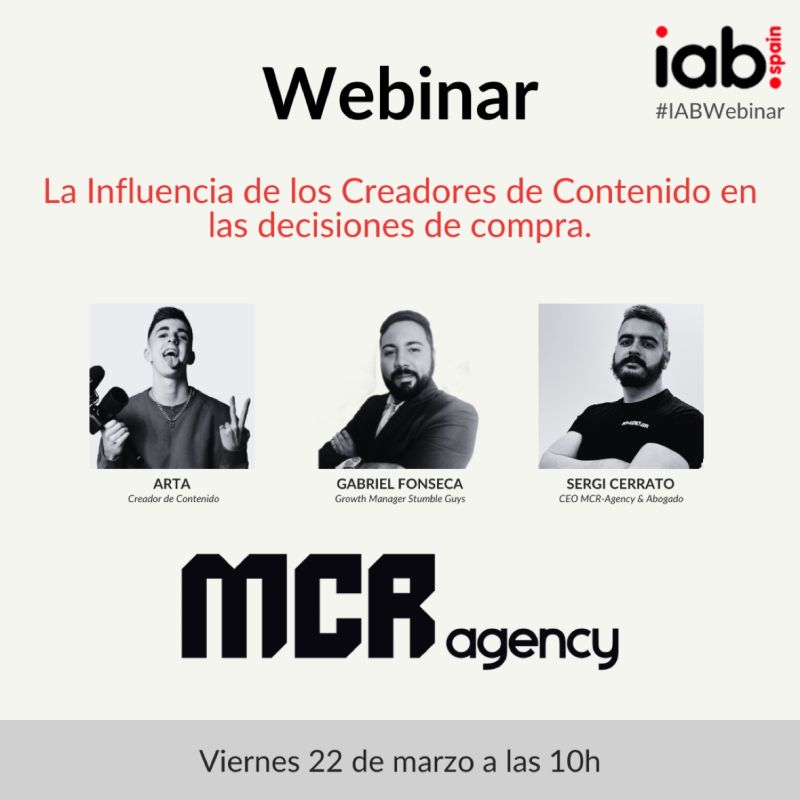 Webinar sobre creadores de contenido